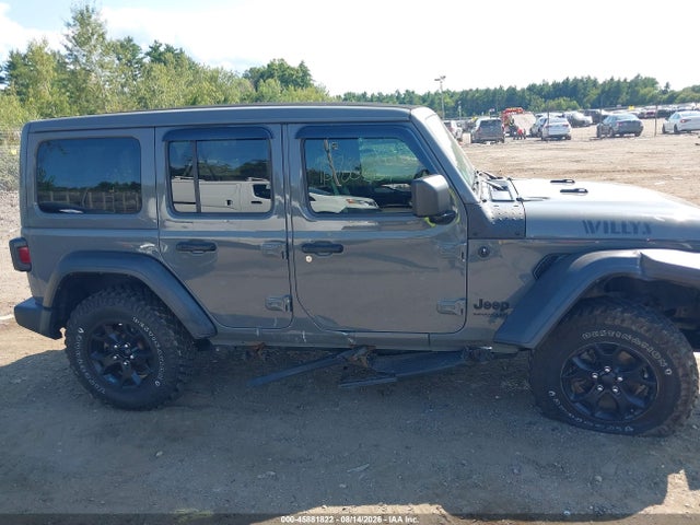 45881822 :رقم المزاد ، 1C4HJXDN6MW856260 vin ، 2021 Jeep Wrangler Unlimited Willys 4x4 مزاد بيع