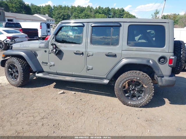 45881822 :رقم المزاد ، 1C4HJXDN6MW856260 vin ، 2021 Jeep Wrangler Unlimited Willys 4x4 مزاد بيع