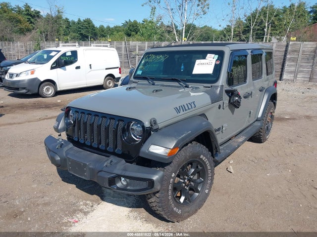 45881822 :رقم المزاد ، 1C4HJXDN6MW856260 vin ، 2021 Jeep Wrangler Unlimited Willys 4x4 مزاد بيع