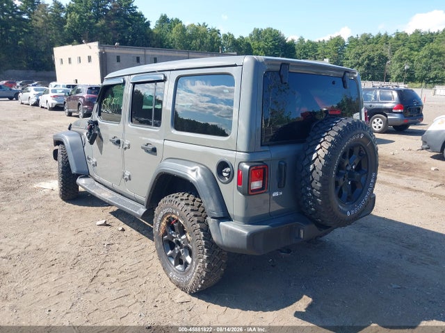 45881822 :رقم المزاد ، 1C4HJXDN6MW856260 vin ، 2021 Jeep Wrangler Unlimited Willys 4x4 مزاد بيع