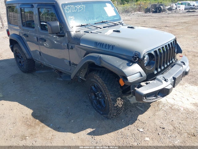 45881822 :رقم المزاد ، 1C4HJXDN6MW856260 vin ، 2021 Jeep Wrangler Unlimited Willys 4x4 مزاد بيع