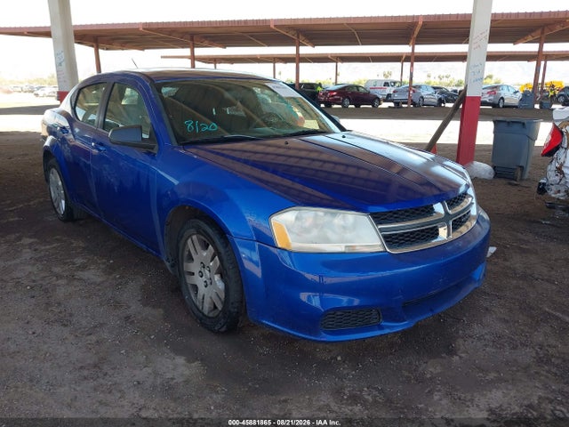 Aukcja sprzedaży 2013 Dodge Avenger Se, vin: 1C3CDZAB1DN756732, numer aukcji: 45881865