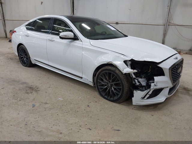 2020 Genesis G80 3.8 Awd მანქანა იყიდება აუქციონზე, vin: KMTFN4JE0LU334573, აუქციონის ნომერი: 45881965