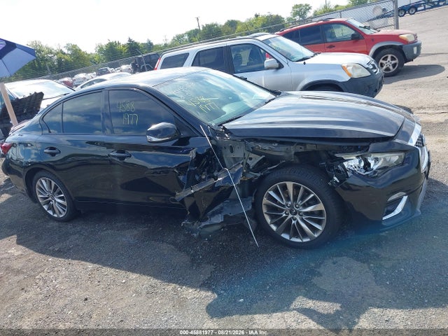 Aukcja sprzedaży 2018 Infiniti Q50 3.0t Luxe, vin: JN1EV7AR6JM436121, numer aukcji: 45881977