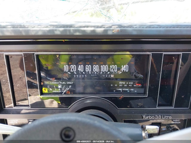Aukcja sprzedaży 1987 Buick Regal, vin: 1G4GJ1174HP449984, numer aukcji: 45882021