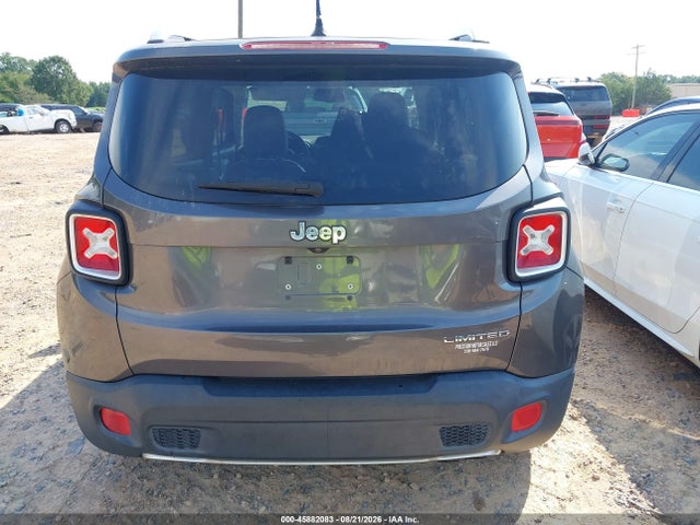 Продажа на аукционе авто 2017 Jeep Renegade Limited, vin: ZACCJADB4HPE52003, номер лота: 45882083