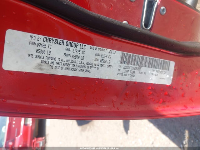 45882097 :رقم المزاد ، 2C3CDXCT7DH594768 vin ، 2013 Dodge Charger R/t Plus مزاد بيع