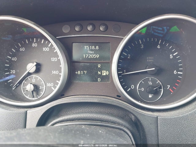 45882175 :رقم المزاد ، 4JGBB86E59A529192 vin ، 2009 Mercedes-benz Ml 350 4matic مزاد بيع