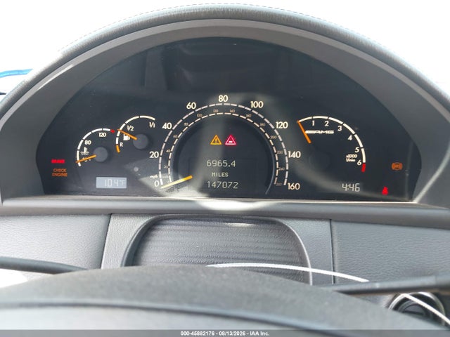 45882176 :رقم المزاد ، WDBPJ73J82A028343 vin ، 2002 Mercedes-benz Cl 55 Amg مزاد بيع