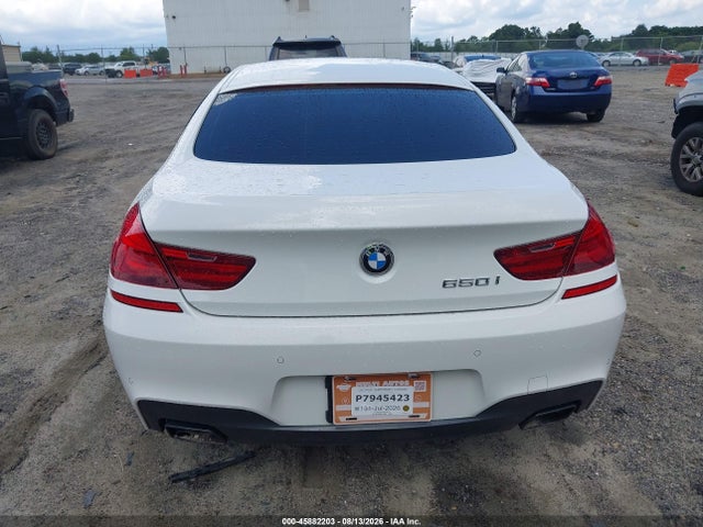 Aukcja sprzedaży 2015 Bmw 650i Gran Coupe, vin: WBA6B2C55FD799117, numer aukcji: 45882203
