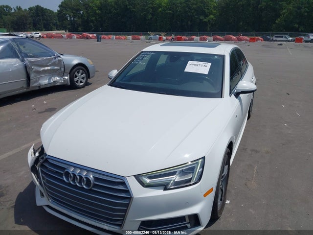 2018 Audi A4 2.0t Premium მანქანა იყიდება აუქციონზე, vin: WAUENAF40JN017499, აუქციონის ნომერი: 45882246