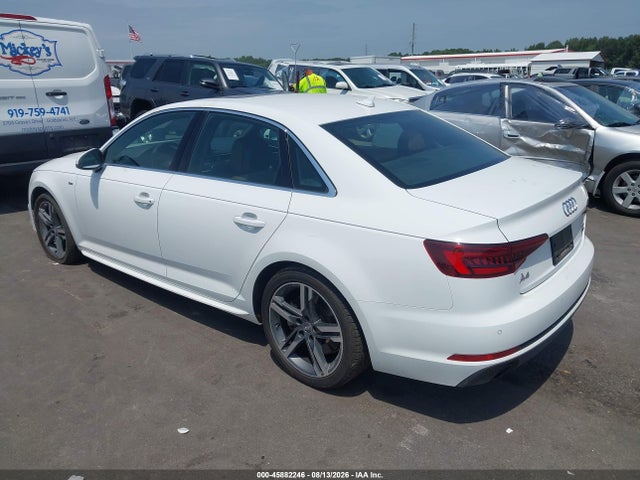 2018 Audi A4 2.0t Premium მანქანა იყიდება აუქციონზე, vin: WAUENAF40JN017499, აუქციონის ნომერი: 45882246