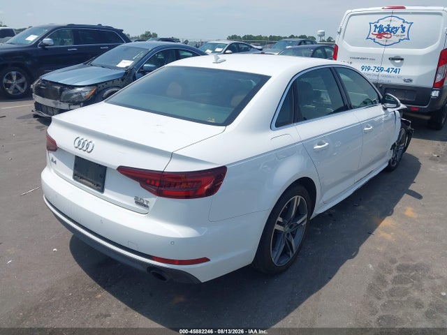 2018 Audi A4 2.0t Premium მანქანა იყიდება აუქციონზე, vin: WAUENAF40JN017499, აუქციონის ნომერი: 45882246