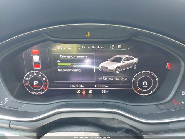 2018 Audi A4 2.0t Premium მანქანა იყიდება აუქციონზე, vin: WAUENAF40JN017499, აუქციონის ნომერი: 45882246