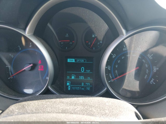 45882303 :رقم المزاد ، 1G1PB5SG1E7328860 vin ، 2014 Chevrolet Cruze Ls Manual مزاد بيع