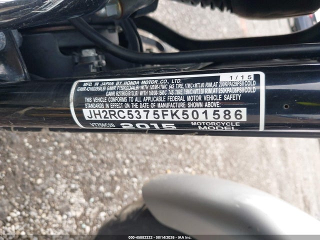 JH2RC5375FK501586 Honda Vt750 C2b