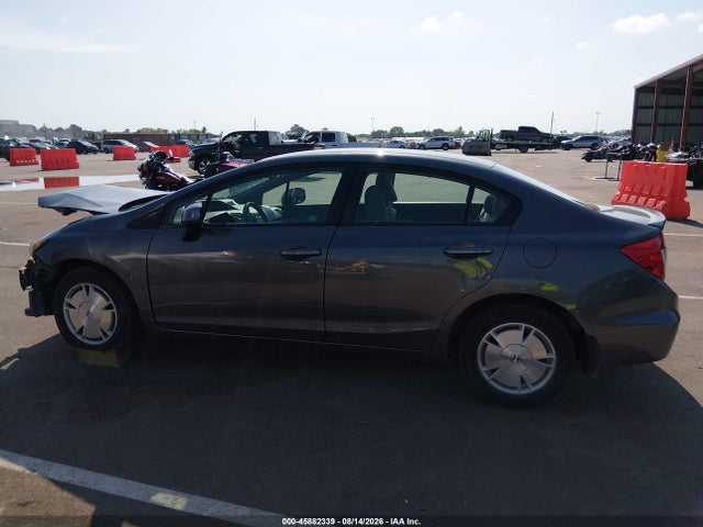 2012 Honda Civic Hf მანქანა იყიდება აუქციონზე, vin: 2HGFB2F65CH321500, აუქციონის ნომერი: 45882339