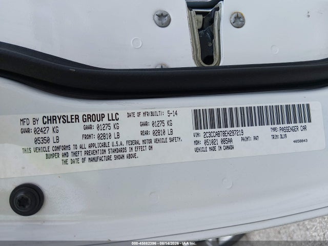 Aukcja sprzedaży 2014 Chrysler 300 300s, vin: 2C3CCABT8EH297219, numer aukcji: 45882396