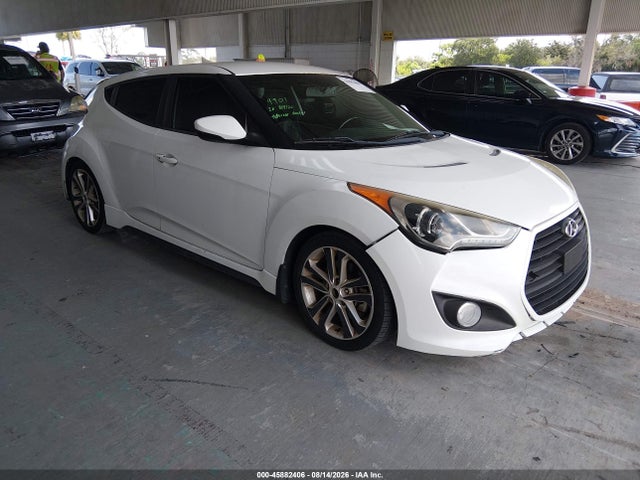 2014 Hyundai Veloster Turbo W/black მანქანა იყიდება აუქციონზე, vin: KMHTC6AE7EU207837, აუქციონის ნომერი: 45882406