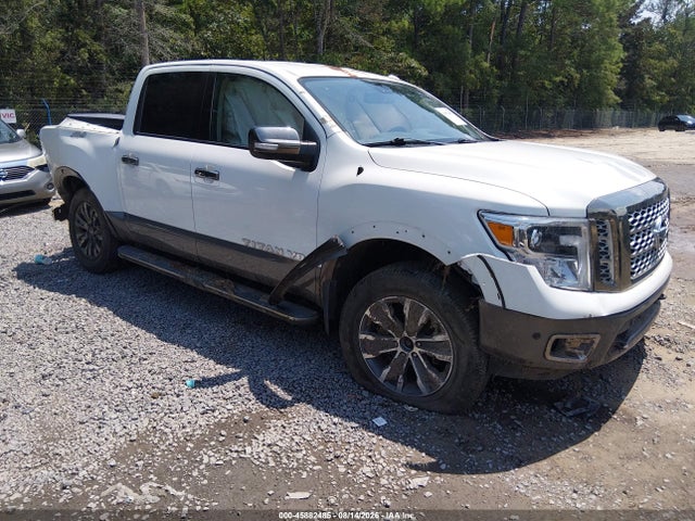 2018 Nissan Titan Platinum Reserve მანქანა იყიდება აუქციონზე, vin: 1N6AA1E53JN505401, აუქციონის ნომერი: 45882485
