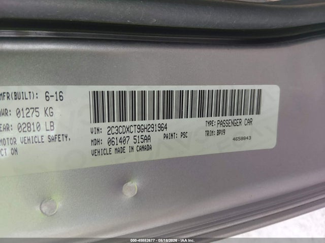 Продажа на аукционе авто 2016 Dodge Charger R/t, vin: 2C3CDXCT9GH291964, номер лота: 45882677