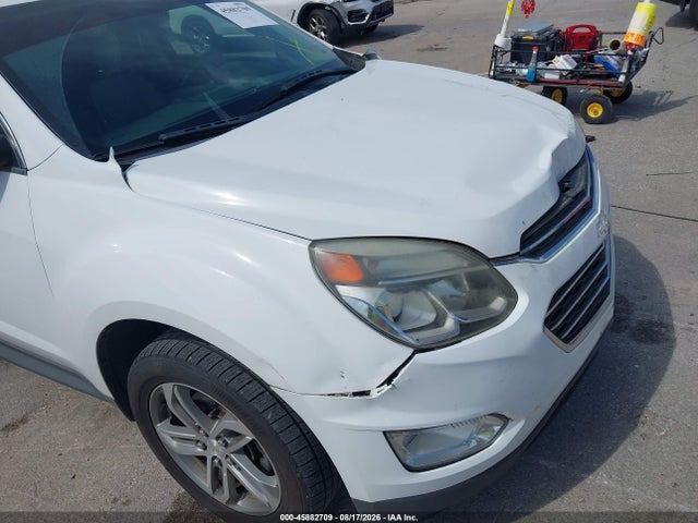 2016 Chevrolet Equinox Ltz მანქანა იყიდება აუქციონზე, vin: 2GNFLGE33G6110465, აუქციონის ნომერი: 45882709