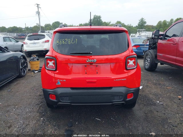 2019 Jeep Renegade Limited 4x4 მანქანა იყიდება აუქციონზე, vin: ZACNJBD12KPJ92095, აუქციონის ნომერი: 45882801