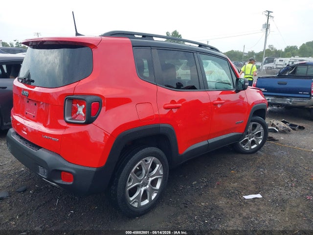 2019 Jeep Renegade Limited 4x4 მანქანა იყიდება აუქციონზე, vin: ZACNJBD12KPJ92095, აუქციონის ნომერი: 45882801