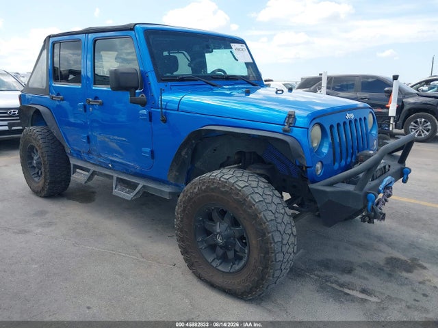 2016 Jeep Wrangler Unlimited Sport მანქანა იყიდება აუქციონზე, vin: 1C4BJWDG0GL196563, აუქციონის ნომერი: 45882833