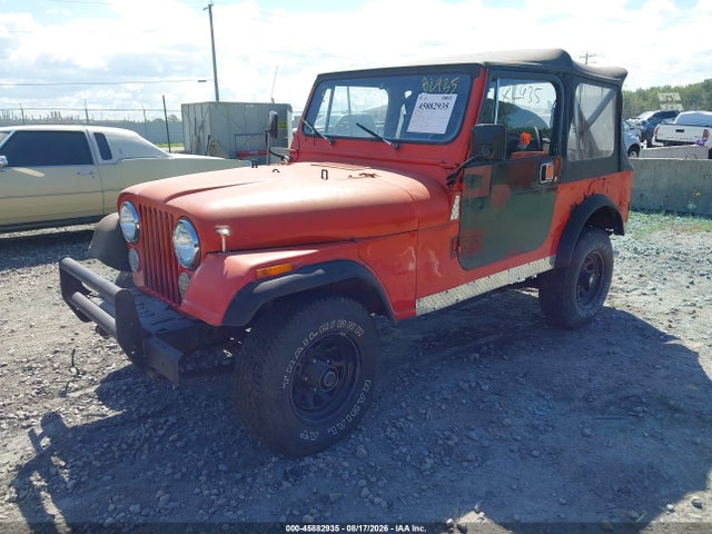 Продаж на аукціоні авто 1986 Jeep Jeep Cj7, vin: 1JCCM87E7GT100198, номер лоту: 45882935