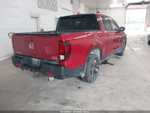 2021 Honda Ridgeline Awd Sport მანქანა იყიდება აუქციონზე, vin: 5FPYK3F16MB012764, აუქციონის ნომერი: 45882951