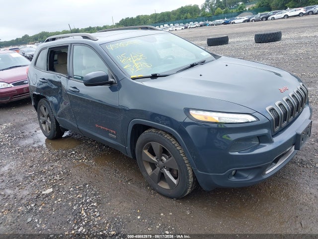 2016 Jeep Cherokee 75th Anniversary მანქანა იყიდება აუქციონზე, vin: 1C4PJMCS3GW339939, აუქციონის ნომერი: 45882979
