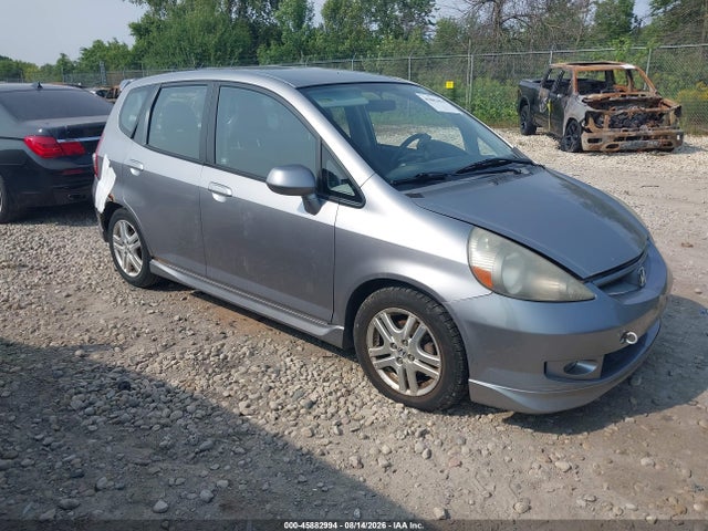 45882994 :رقم المزاد ، JHMGD38637S018907 vin ، 2007 Honda Fit Sport مزاد بيع