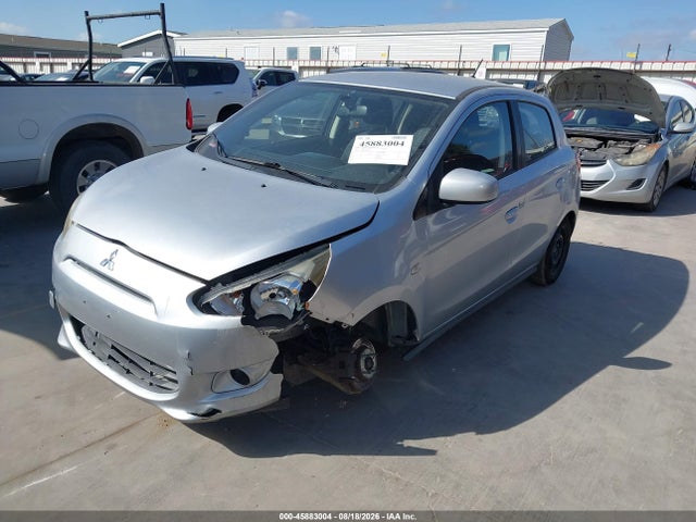 2015 Mitsubishi Mirage De მანქანა იყიდება აუქციონზე, vin: ML32A3HJXFH054827, აუქციონის ნომერი: 45883004
