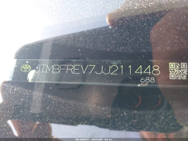 Продаж на аукціоні авто 2018 Toyota Rav4 Le, vin: JTMBFREV7JJ211448, номер лоту: 45883071