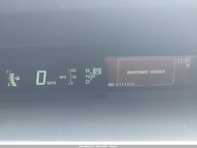 Продаж на аукціоні авто 2012 Toyota Prius Three, vin: JTDKN3DU7C0335656, номер лоту: 45883116