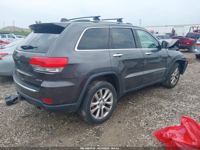 Aukcja sprzedaży 2017 Jeep Grand Cherokee Limited, vin: 1C4RJFBG5HC728201, numer aukcji: 45883128