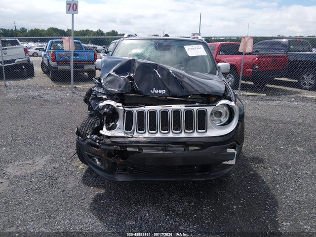 45883161 :رقم المزاد ، ZACCJBDB7JPH85453 vin ، 2018 Jeep Renegade Limited 4x4 مزاد بيع