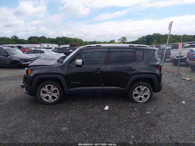 45883161 :رقم المزاد ، ZACCJBDB7JPH85453 vin ، 2018 Jeep Renegade Limited 4x4 مزاد بيع