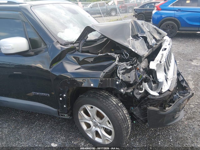 45883161 :رقم المزاد ، ZACCJBDB7JPH85453 vin ، 2018 Jeep Renegade Limited 4x4 مزاد بيع