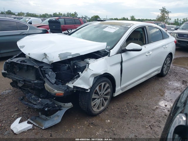 2016 Hyundai Sonata Sport მანქანა იყიდება აუქციონზე, vin: 5NPE34AFXGH326389, აუქციონის ნომერი: 45883164