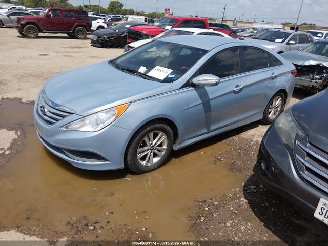 45883174 :رقم المزاد ، 5NPEB4AC9EH844452 vin ، 2014 Hyundai Sonata Gls مزاد بيع