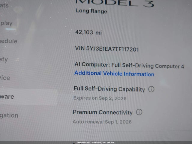 Tesla MODEL 3 2026 5YJ3E1EA7TF117201 Image 15