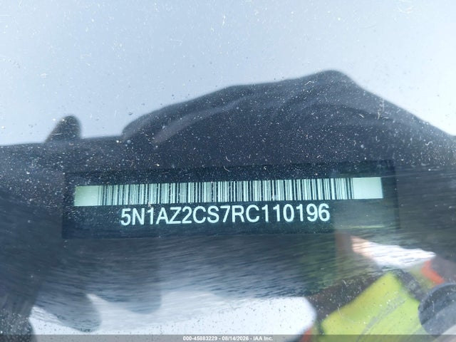 45883229 :رقم المزاد ، 5N1AZ2CS7RC110196 vin ، 2024 Nissan Murano Sl Intelligent Awd مزاد بيع