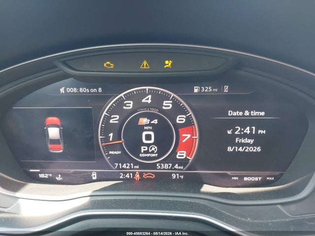 WAUB4AF47KA051678 Audi S4 3.0t Premium