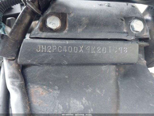 45883304 :رقم المزاد ، JH2PC400X9K201698 vin ، 2009 Honda Cbr600 Rr مزاد بيع