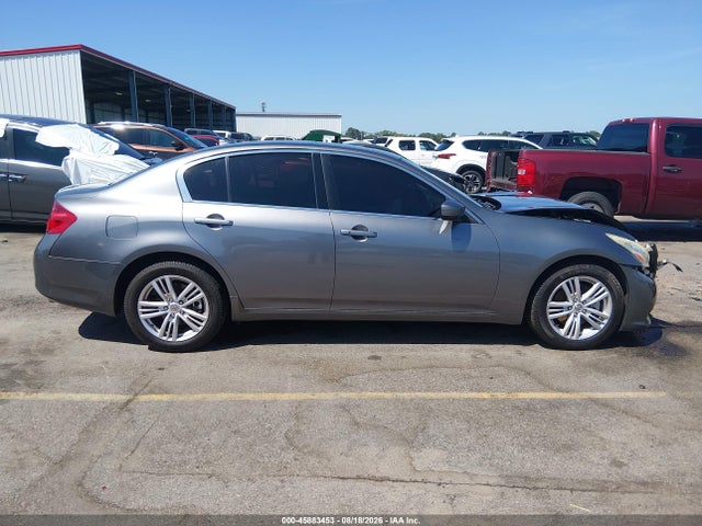 2012 Infiniti G25x მანქანა იყიდება აუქციონზე, vin: JN1DV6AR0CM861245, აუქციონის ნომერი: 45883453