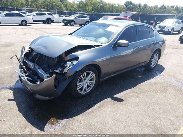 2012 Infiniti G25x მანქანა იყიდება აუქციონზე, vin: JN1DV6AR0CM861245, აუქციონის ნომერი: 45883453