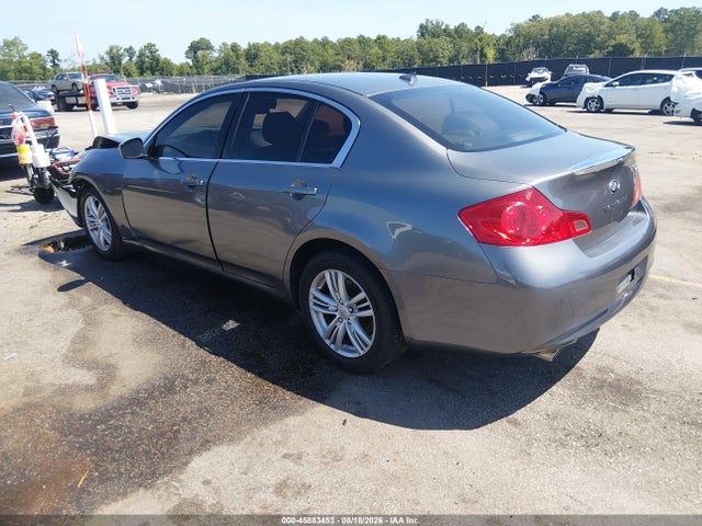 2012 Infiniti G25x მანქანა იყიდება აუქციონზე, vin: JN1DV6AR0CM861245, აუქციონის ნომერი: 45883453