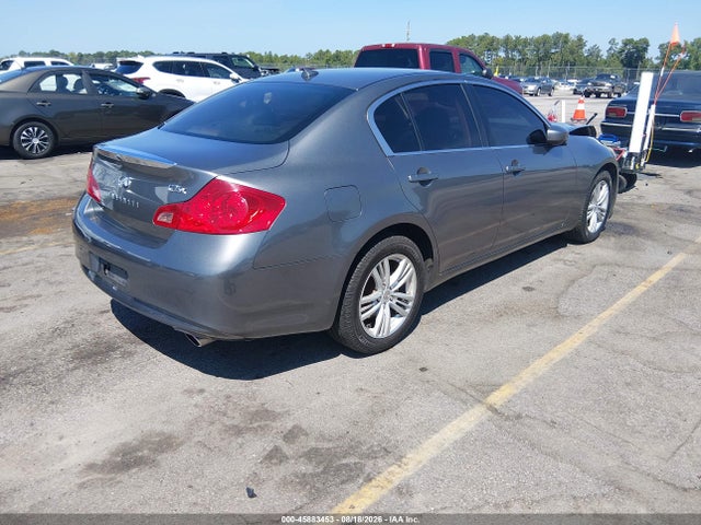 2012 Infiniti G25x მანქანა იყიდება აუქციონზე, vin: JN1DV6AR0CM861245, აუქციონის ნომერი: 45883453
